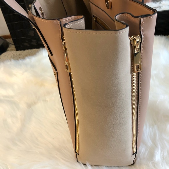 A New Day Blush Pink Vegan Leather Handbag - Picture 5 of 8